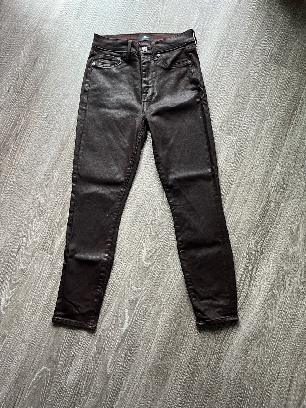 Brown 7 for all mankind jeans